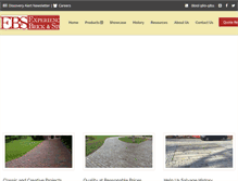 Tablet Screenshot of experiencedbricks.com